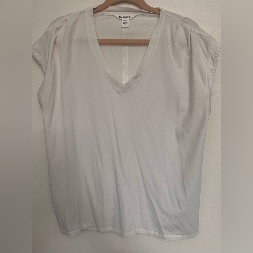 Athleta Outbound Twist Tee Shirt Top - Picture 2 of 4